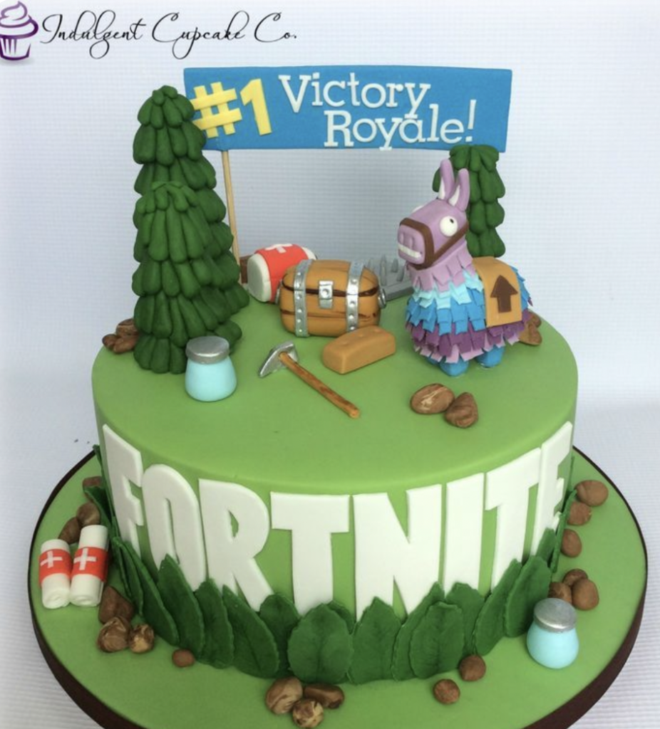 Gâteau anniversaire Fortnite