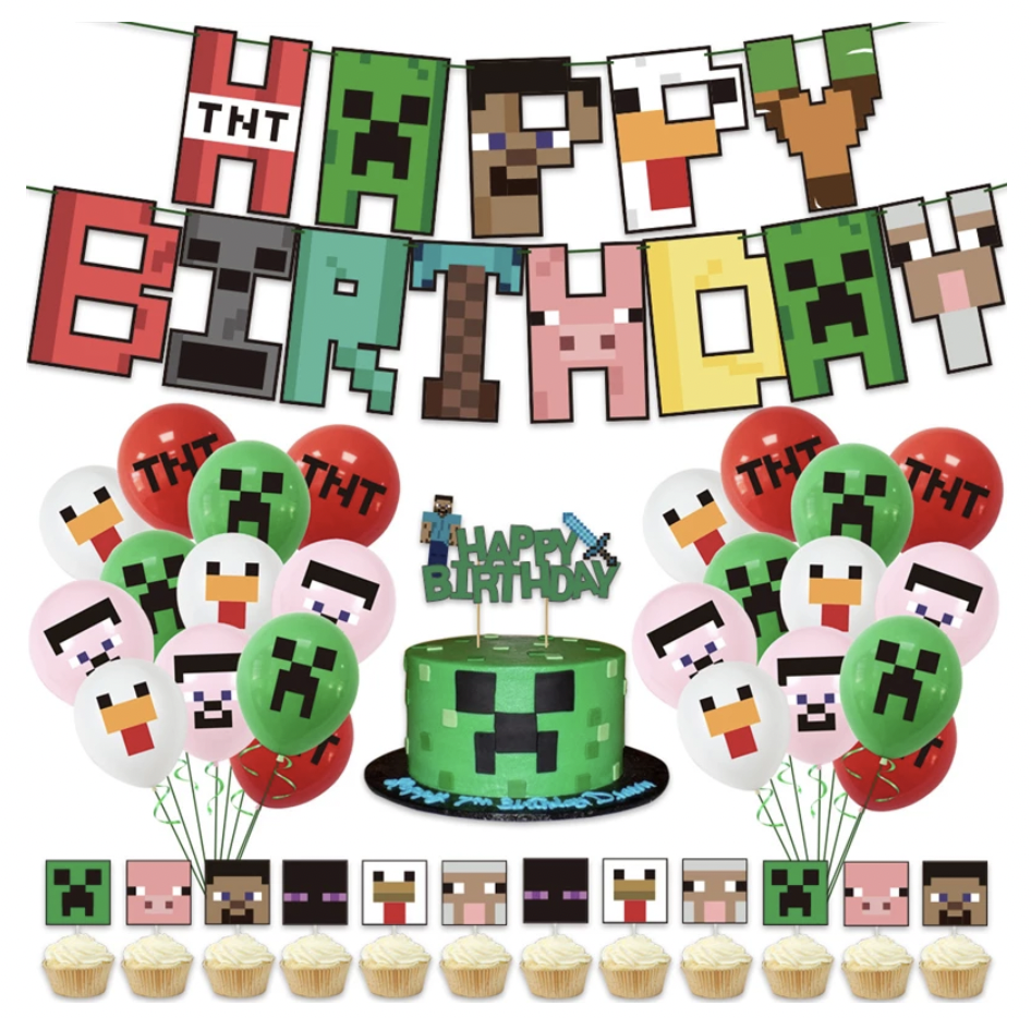 Commander votre Gâteau d'anniversaire Minecraft en ligne