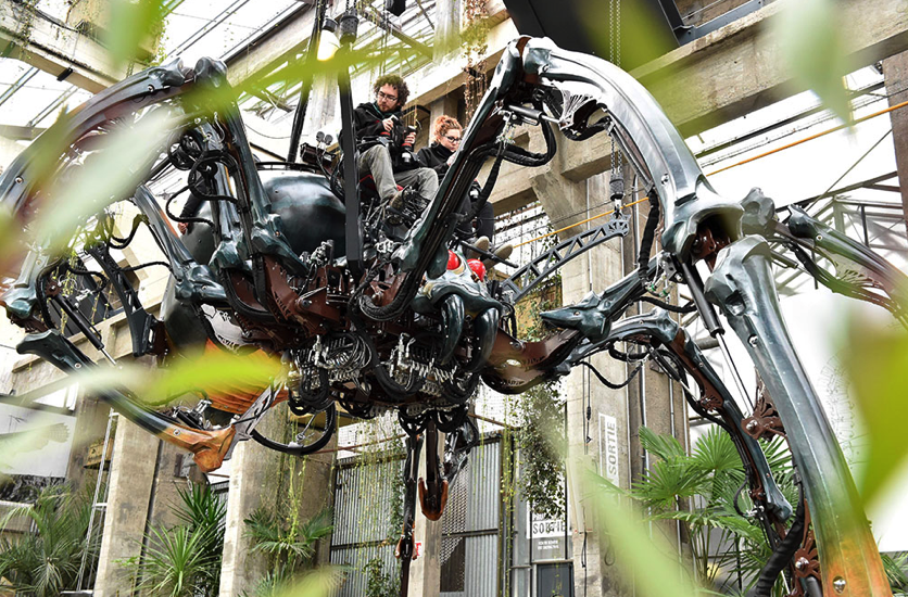 galerie des machines de Nantes présente son araignée géante