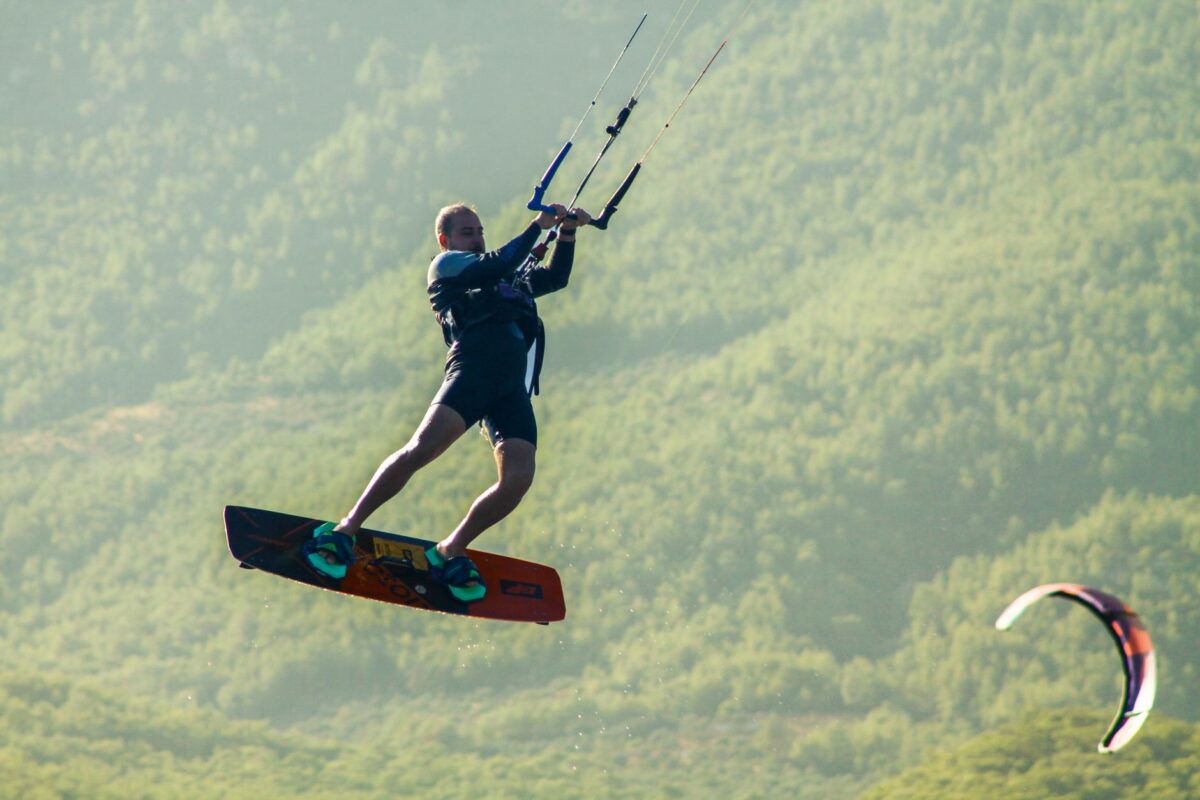 leash kitesurf enrouleur réactiver